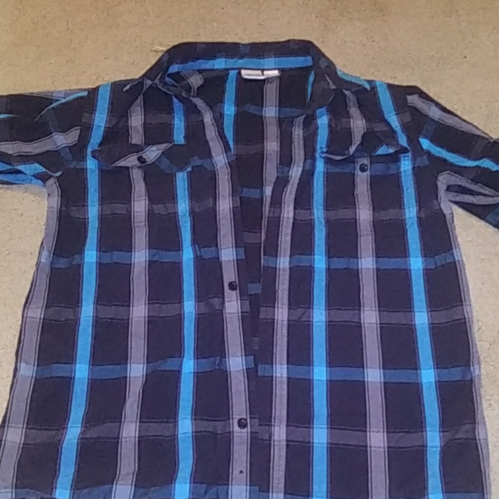 Botton down kid boys shirt